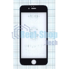 Защитное стекло 4D для Apple iPhone 6/6S черный