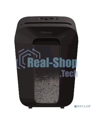 Шредер Fellowes PowerShred LX70 черный (секр.P-4)/перекрестный/11лист./18лтр./скрепки/скобы/пл.карты