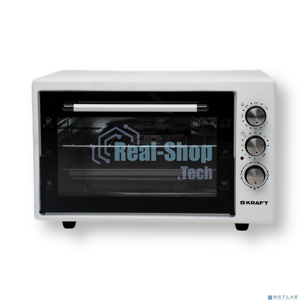 Мини-печь Kraft KF-MO 3800 W белая