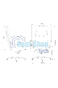 Кресло руководителя Cactus CS-LBK-AMSTERDAM кожа, крестов. алюминий