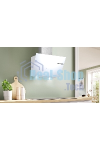 Вытяжка наклонная Bosch DWK66PJ20T белый, 60 см, 700 куб. м/ч, 71 дБ