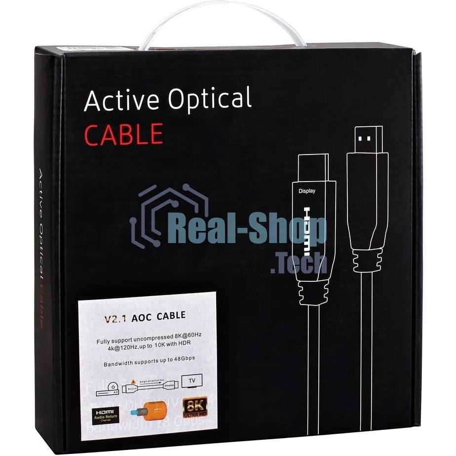 Активный оптический кабель HDMI 19M/M,ver. 2.1, 8K@60 Hz 20m Telecom TCG2120-20M