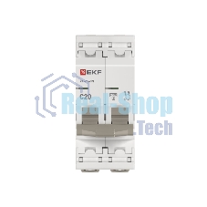 Выключатель автоматический 2п C 20А 4.5кА ВА 47-63N PROxima EKF M634220C