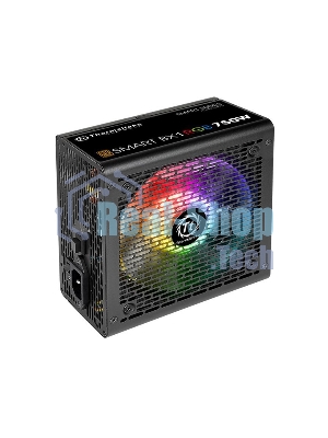 Блок питания Thermaltake Smart PS-SPR-0750NHSABE-1, 750Вт, 80 PLUS Bronze, 120мм, черный
