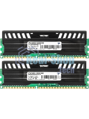 Оперативная память Patriot Viper 3, DDR3, 8GB (2x4 GB), 1600 MHz, CL9, DIMM, радиатор, черный