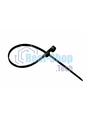 Хомут-стяжкa нейлоновая под винт Rexant 150x3,6 мм, черная, упаковка 100 шт.