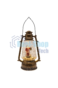 Декоративный фонарь Neon-night с эффектом снегопада и подсветкой 