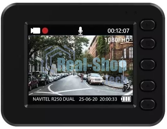 Видеорегистратор Navitel R250 DUAL DVR, 1920x1080, 2