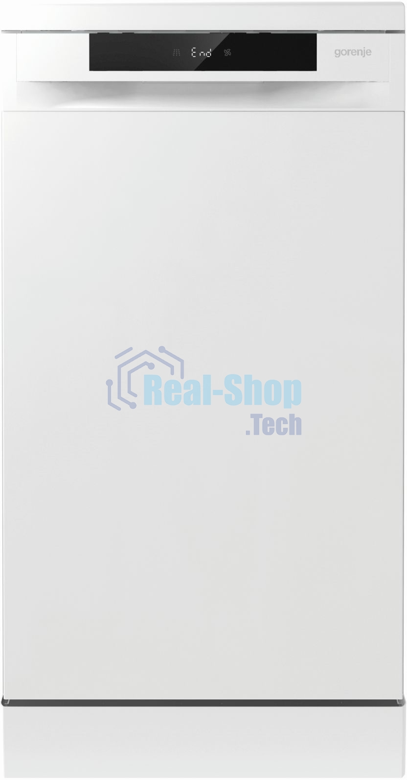 Посудомоечная машина, Gorenje GS531E10W, белая с черным, 44.8 см, 9 компл., 47 дБ, класс A++