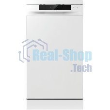 Посудомоечная машина, Gorenje GS531E10W, белая с черным, 44.8 см, 9 компл., 47 дБ, класс A++