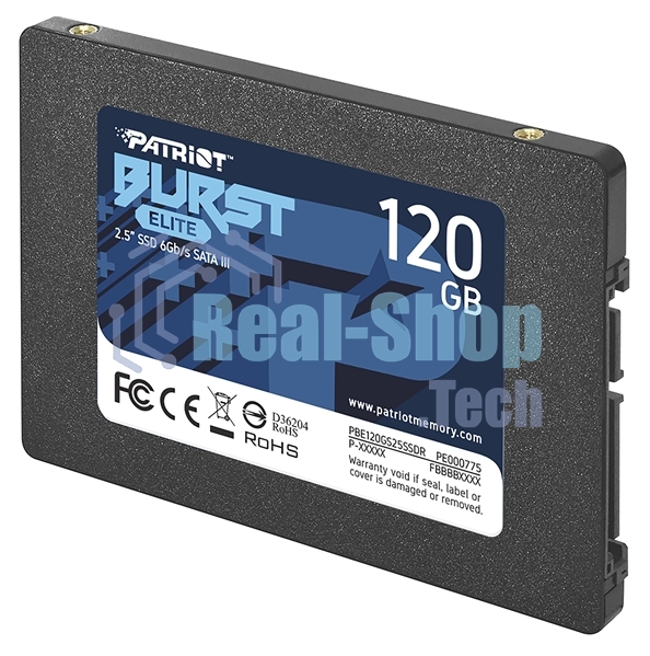 Накопитель SSD Patriot Burst Elite, 120Gb, SATA, 2.5