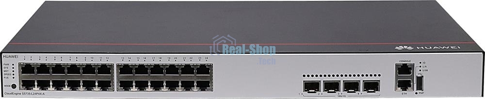 Коммутатор Huawei 24 PORT 4*10GE SFP+ S5735-L24P4X-A1