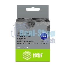 Картридж ленточный Cactus CS-LK4TbW черный шрифт, прозрачный фон (12 мм, 9 м) для Epson LW300/LW400/LW700/LW600P/LW1000P/K400/Z700/Z900