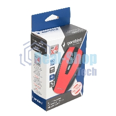 Мышь беспроводная Gembird MUSW-330-3 красный, 2400 dpi, радиоканал, USB, кнопки - 6