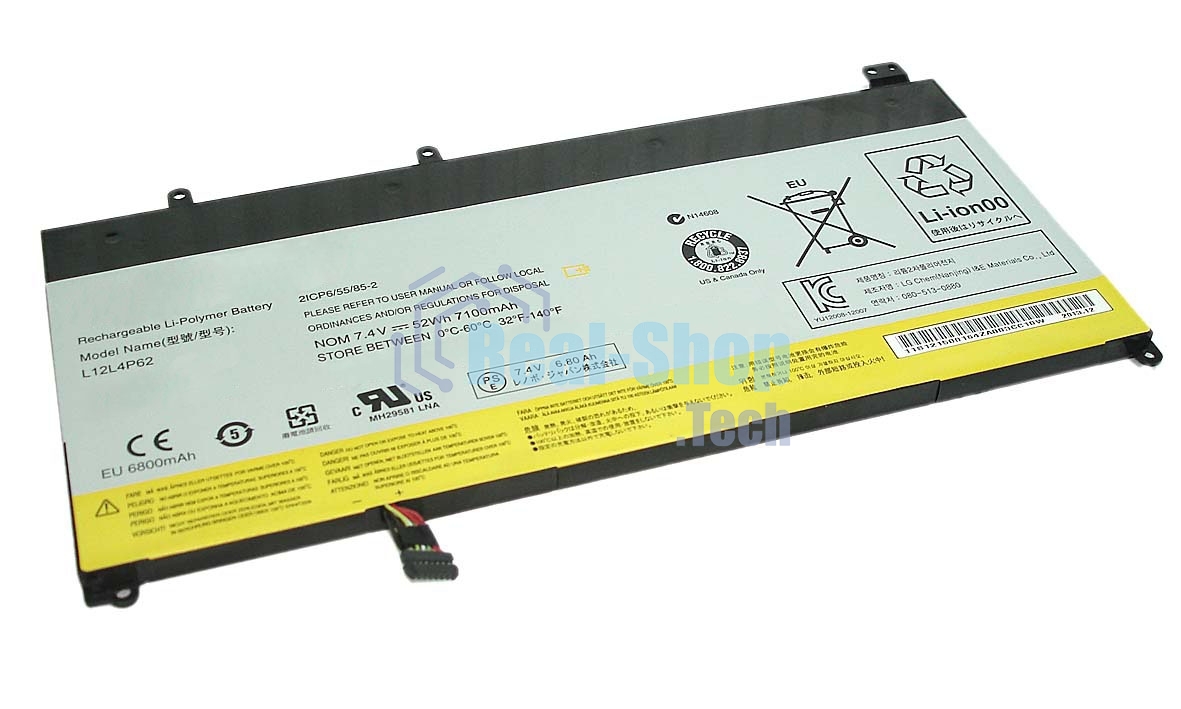 Аккумуляторная батарея для ноутбука Lenovo IdeaPad U430p U530 52Wh