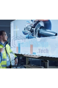 Мобильная стойка МОТОРИЗОВАННАЯ ONKRON на 1 ТВ/50-100