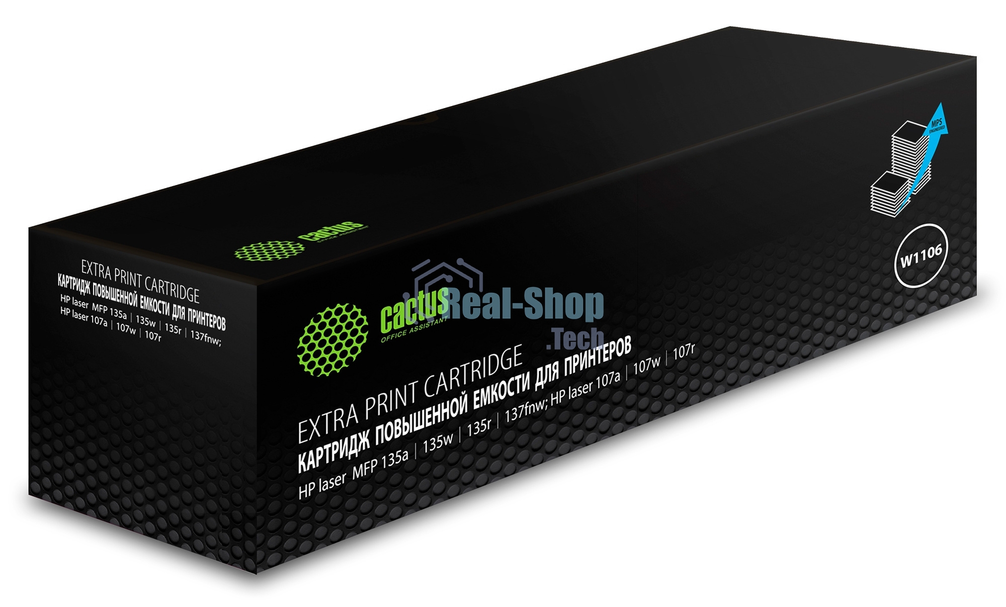 Картридж лазерный Cactus CSP-W1106-MPS черный (5000 стр.) для HP Laser 107a/107r/107w/135a MFP/135r MFP/135w MFP/137fnw MFP
