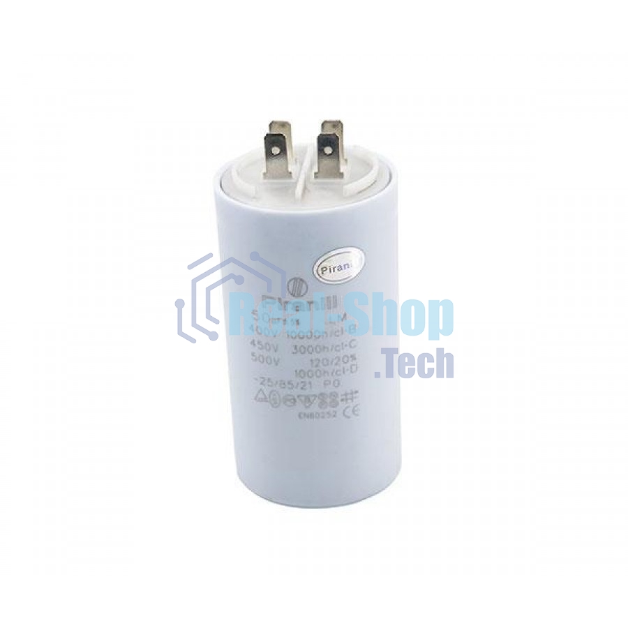 Конденсатор CBB60 50мкФ 450V (4 клеммы, крепление болтом) 304012