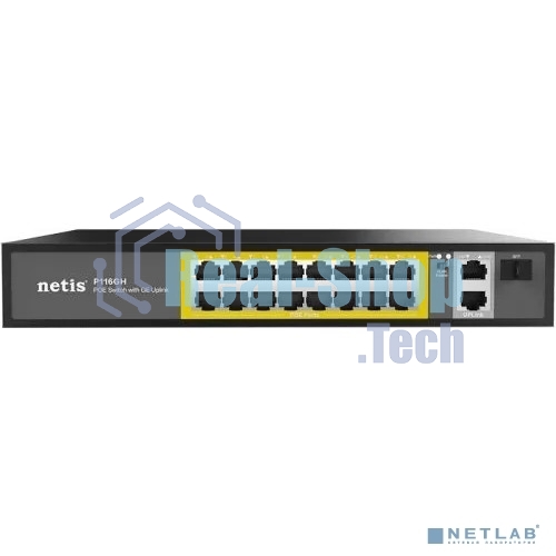 Коммутатор Netis 16PORT 10/100M 16POE+2XGE+SFP P116GH