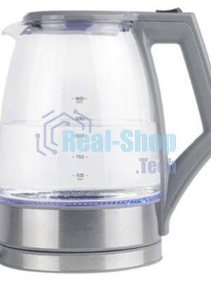 Чайник Centek CT-0014 серый, 2200 Вт, 1.8 л