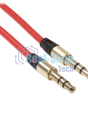 Кабель аудио Cablexpert CCAB-01-35MM-1MR, 3.5 Jack (M)/3.5 Jack (M), красный. 1м, блистер