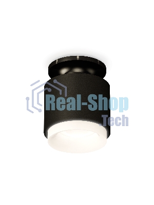 Светильник Ambrella Light XS7511064 SBK/PBK/FR черный песок/черный полированный/белый матовый MR16 GU5.3 (N7926, C7511, N7165)
