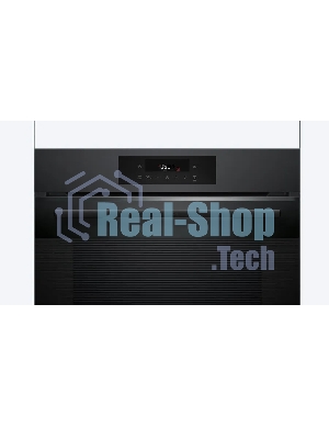 Духовой шкаф электрический Bosch HJG852YT0T Serie 6, 60 см, 66 л, черный матовый,сенсорное управление, 8 режимов+AutoPilot 30(30 автоматических программ), LCD-дисплей, галогенное освещение, самоочистка EcoClean,Soft Open and Soft Close door,телескопические направляющие на 2 уровнях