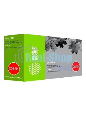 Картридж лазерный Cactus CS-C052H черный (9200 стр.) для Canon MF421/426/428/429; LBP 212/214/215