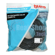 Кабель аудио-видео Buro HDMI (m)/HDMI (m) 15м. позолоченные контакты черный