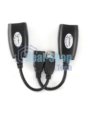 Кабель Gembird USB 2.0 удлинительный AM/AF/RJ45Fx2 по витой паре
