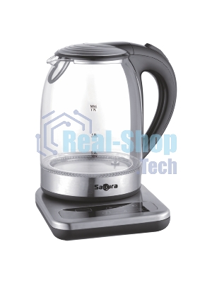 Чайник электрический Sakura SA-2724DBK (1.7) стекл 7темп сенсорн