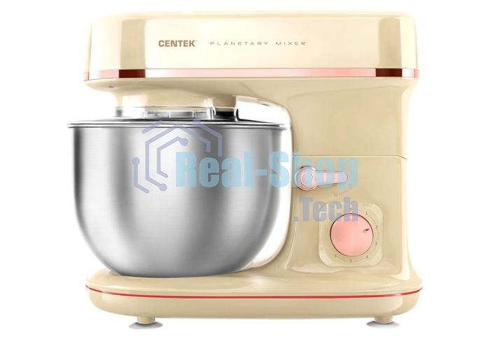 Миксер планетарный Centek CT-1139 бежевый