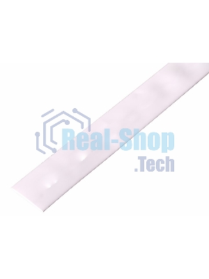 Термоусаживаемая трубка Rexant 30,0/15,0 мм, белая, упаковка 10 шт. по 1 м