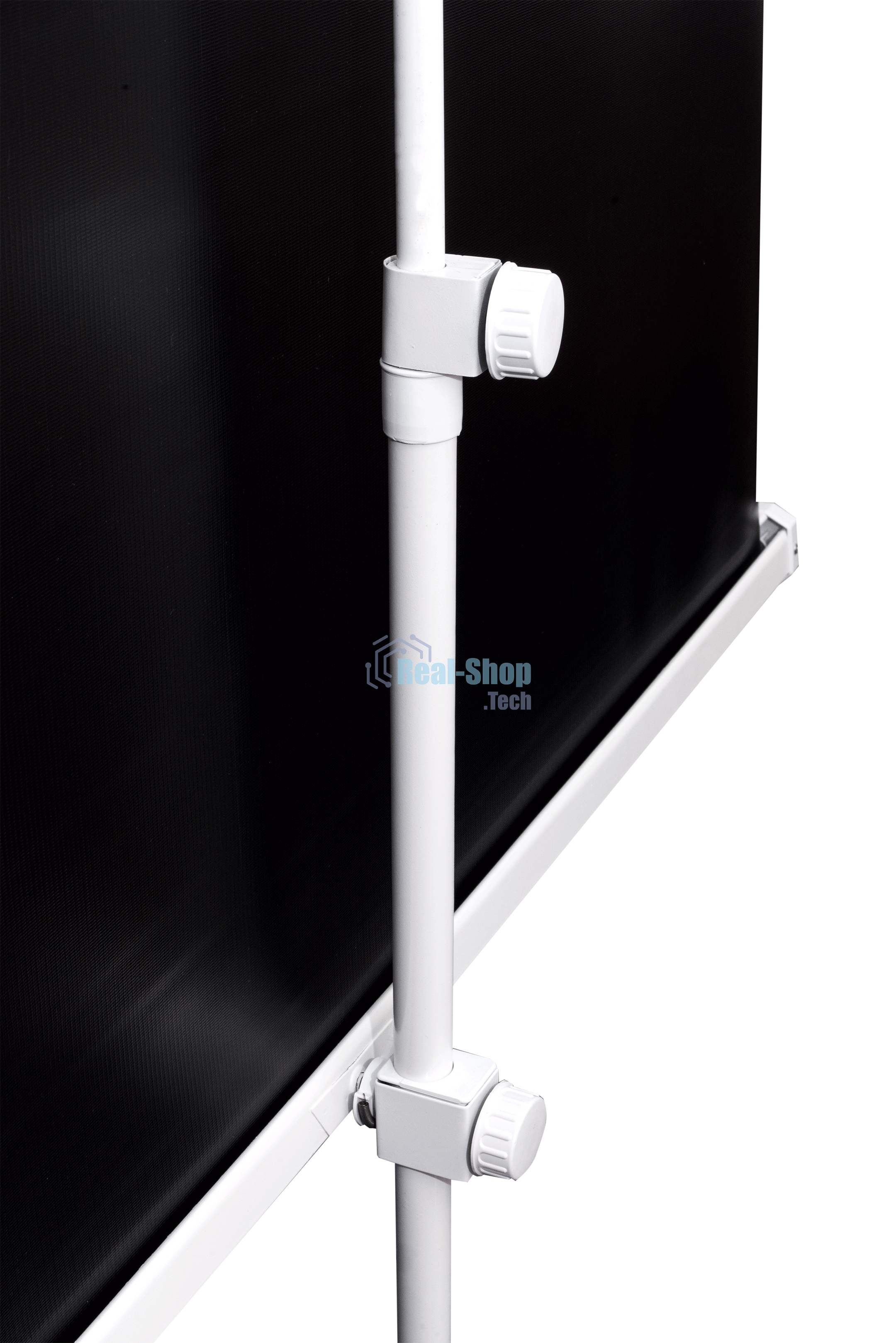 Экран 150x150 см TriScreen 1:1 напольный рулонный белый84' Matt White (MW), черный корпус