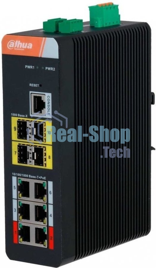 Коммутатор Dahua DH-IS4410-6GT-120 6G 4SFP 6PoE 120W управляемый