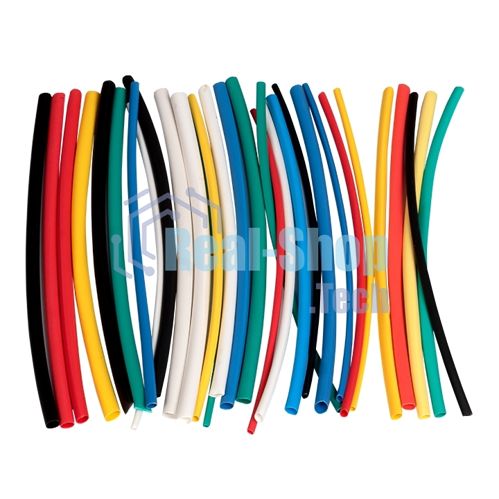 Набор трубок термоусадочных ТУТ 1/0.5; 1.5/0.75; 2/1; 2.5/1.25; 3/1.5 (6 цветов по 5шт 100мм) PROxima EKF tut-n-2-r