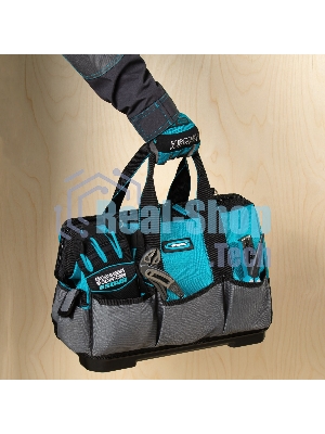 Сумка для инструмента Gross Handwerker, 26 карманов, пластик. дно, наплечный ремень, 400х225х310 мм