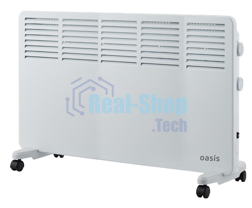 Конвектор Oasis VK-20 белый, 2000 Вт, 25 м2, термостат