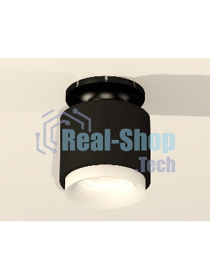 Светильник Ambrella Light XS7511064 SBK/PBK/FR черный песок/черный полированный/белый матовый MR16 GU5.3 (N7926, C7511, N7165)