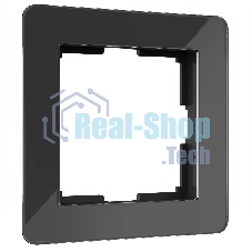 Рамка на 1 пост Acrylic (черный) W0012708