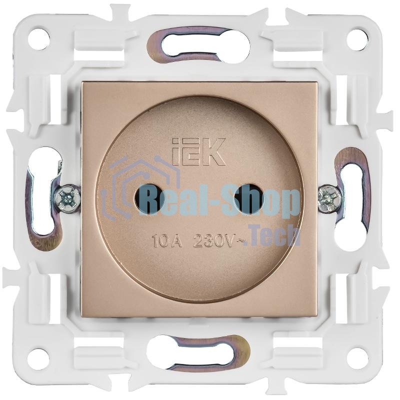 SKANDY Розетка без з/к с з/ш 10А SK-R01Sa песочный | SK-R13-10-K98 | IEK