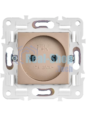SKANDY Розетка без з/к с з/ш 10А SK-R01Sa песочный | SK-R13-10-K98 | IEK