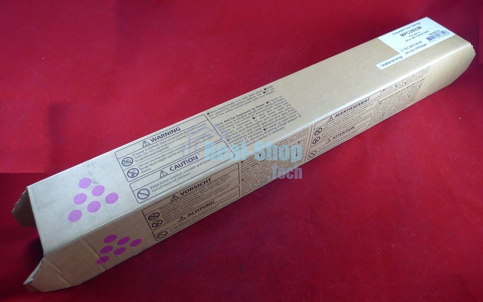 Картридж лазерный Ricoh Aficio MP C3003/C3503 пурпурный, type MPC3503E (туба, 350г) JPN