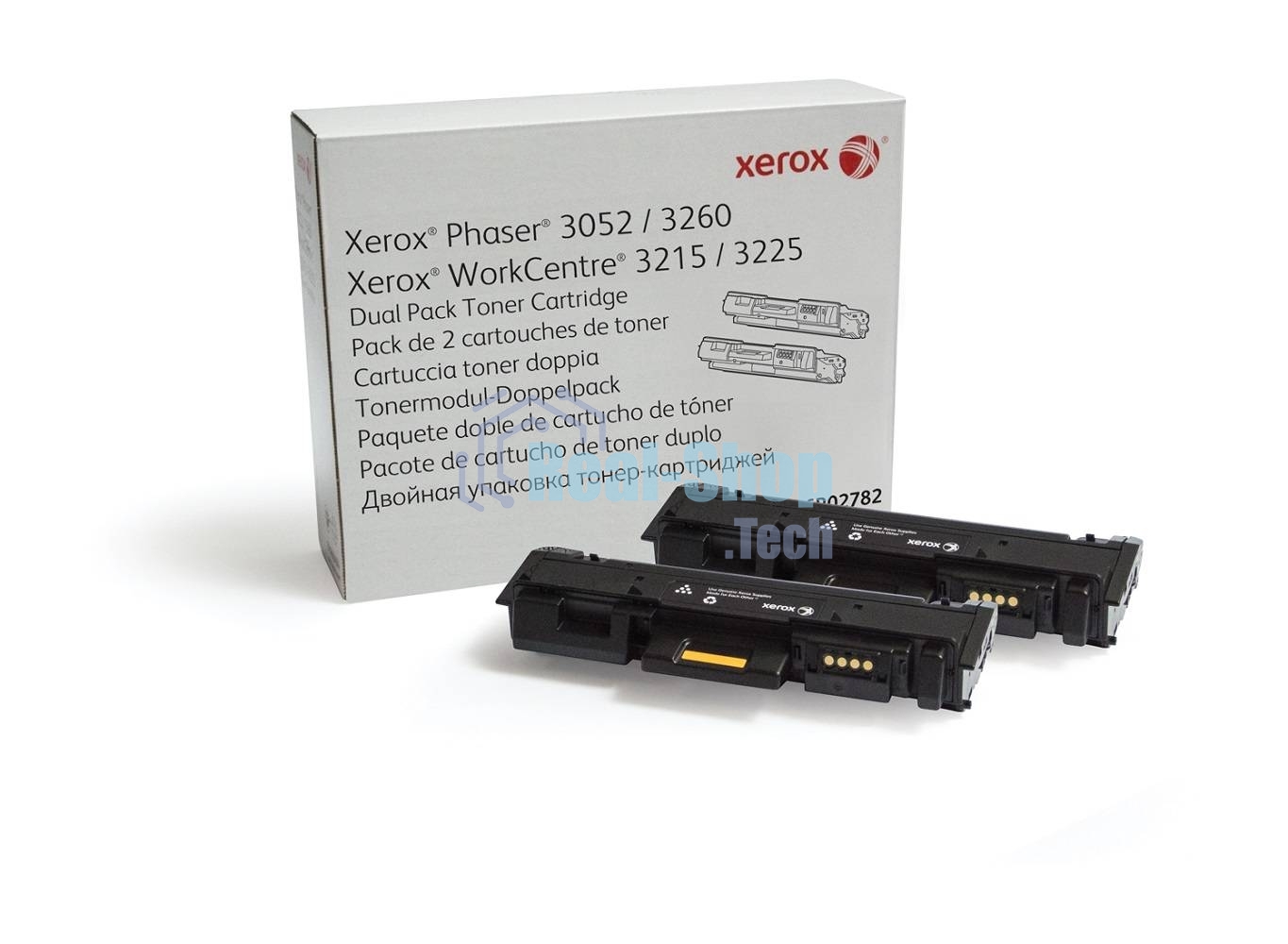Картридж лазерный Xerox 106R02782 черный, 6000 стр. (упаковка 2шт х 3000 стр.), для Phaser 3052/3260/WC 3215/25 (channels)