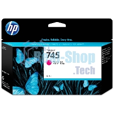 Картридж струйный HP 745 пурпурный для HP DesignJet, 130ml