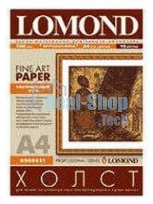 Холст Lomond 0908411 A4/300г/м2/10л./белый матовое лен для струйной печати