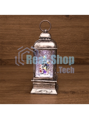 Декоративный фонарь Neon-night с эффектом снегопада и подсветкой 