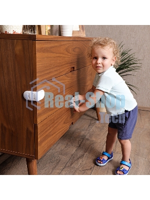 Внешний замок блокиратор для выдвижных ящиков скругленный 1 шт.