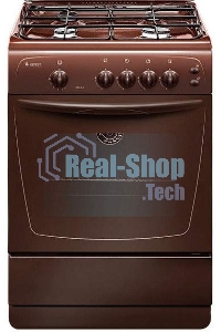 Плита газовая Gefest ПГ 1200 С6 К43 коричневый, конфорок 4 шт, духовка 63 л, 60 см x 85 см x 60 см