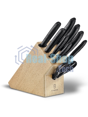 Набор ножей кухонных Victorinox Swiss Classic (6.7193.9) компл.:8шт scissors дерево/черный